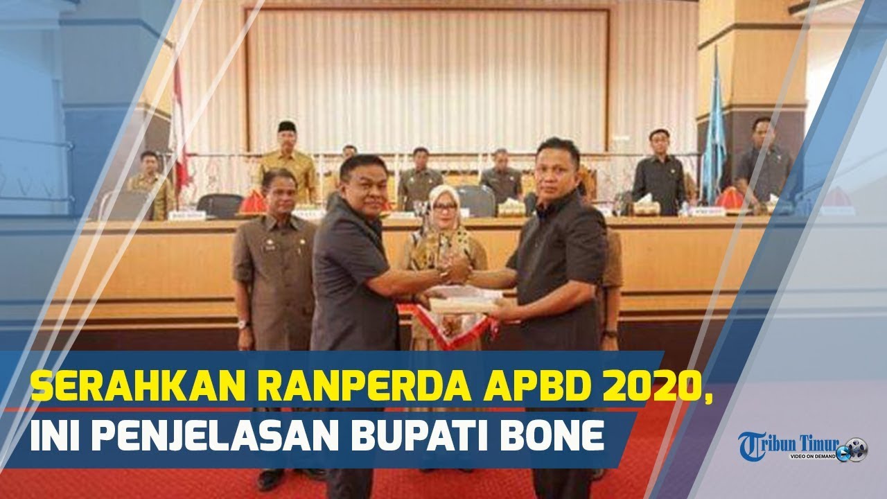 Penyerahan Ranperda Apbd Bone Tahun Anggaran Website Resmi